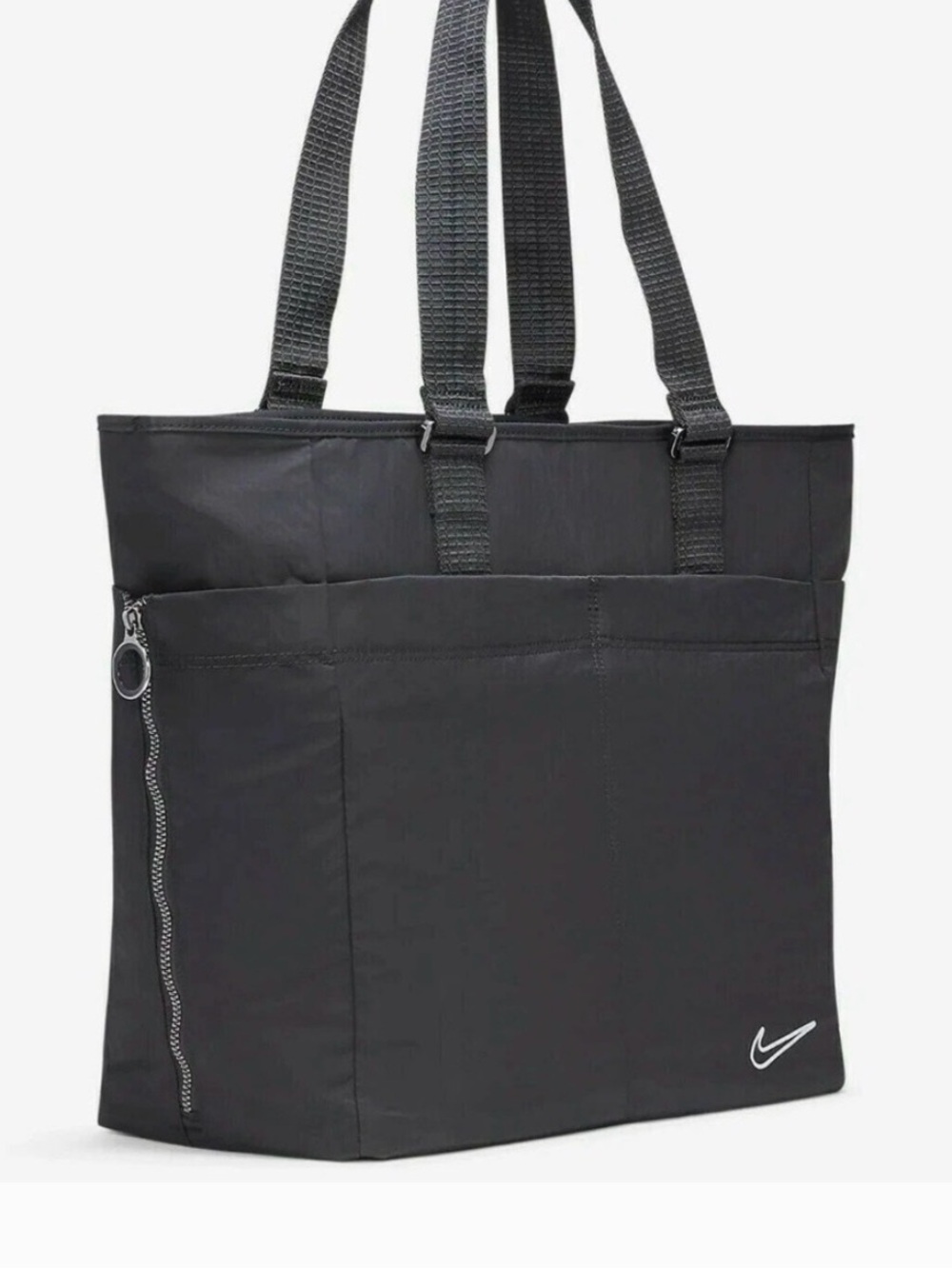 Women's Nike One Luxe Training Bag Stone Black Fitness Gym Tote